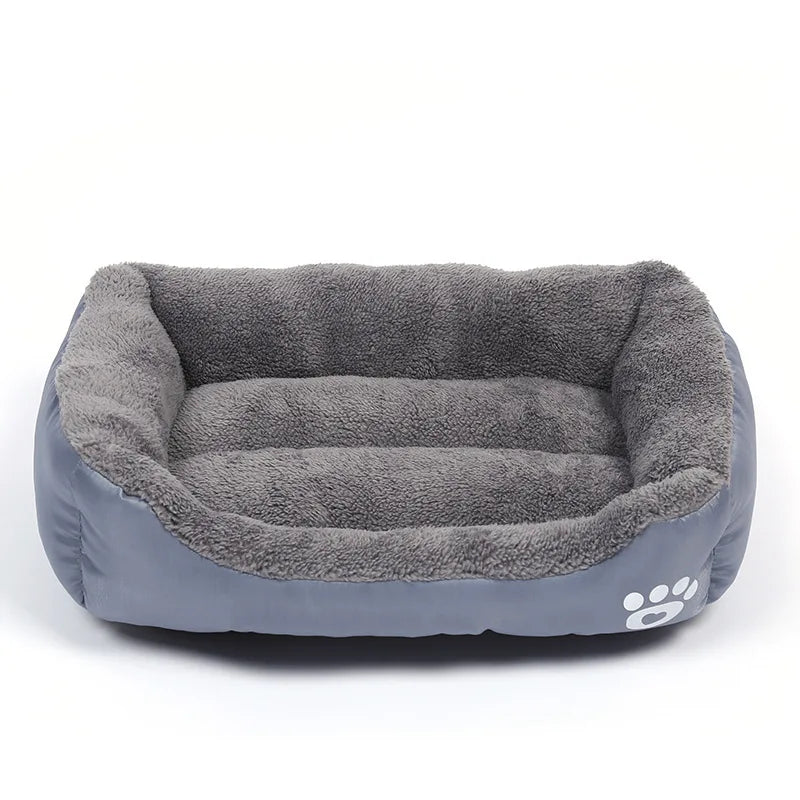 Cozy Fleece Dog Bed for Dobermans – Waterproof, Warm, and Built for Big Breeds