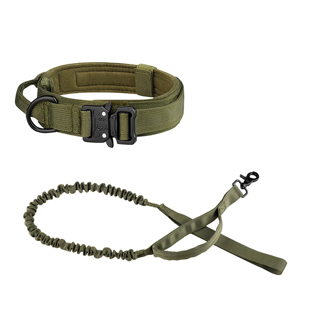 Doberman Tactical Collar & Leash Set – Built for Strength and Control