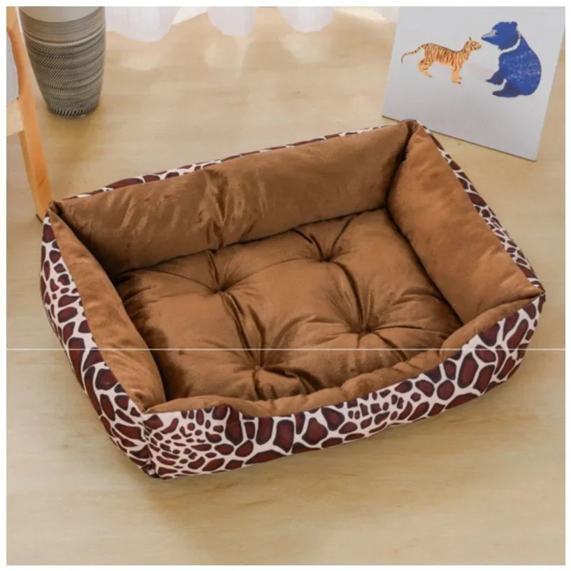 Cozy Plush Dog Bed for Dobermans – Washable, Durable, Year-Round Comfort