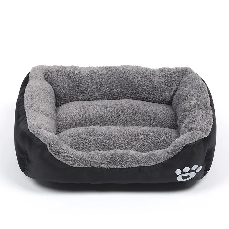 Cozy Fleece Dog Bed for Dobermans – Waterproof, Warm, and Built for Big Breeds