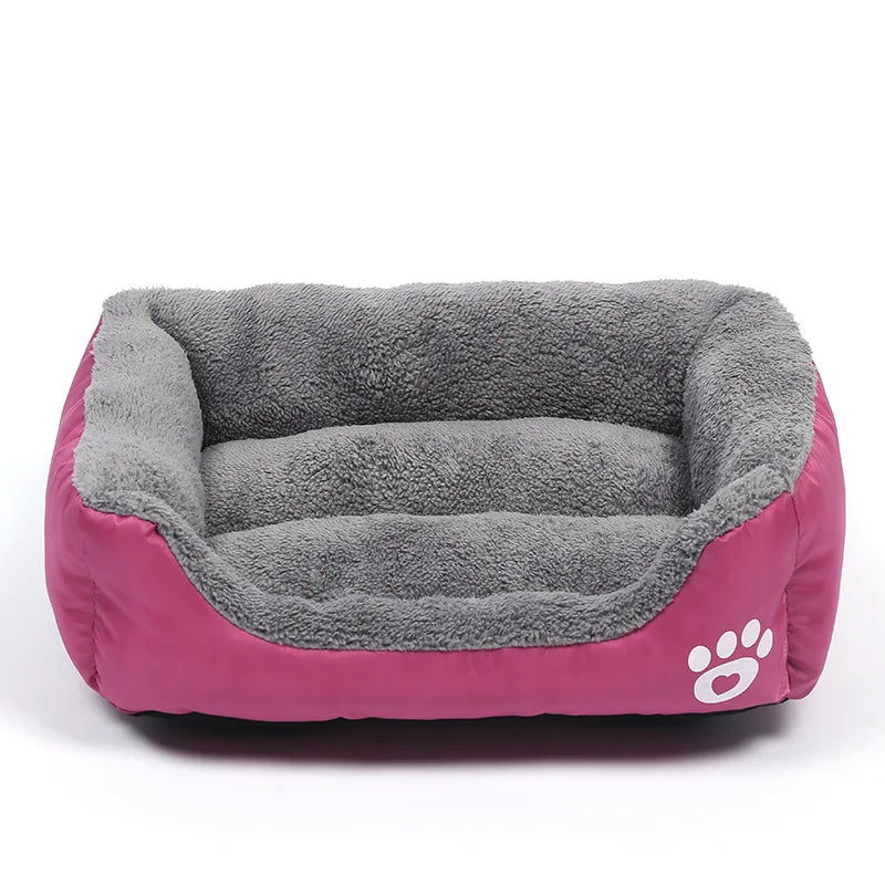 Cozy Fleece Dog Bed for Dobermans – Waterproof, Warm, and Built for Big Breeds