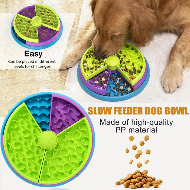 Doberman Puzzle Feeder Bowl – Slow Eating, Anxiety Relief & Mental Stimulation Enrichment Toy
