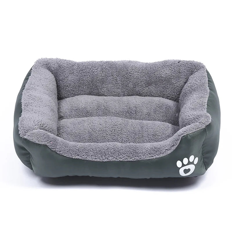 Cozy Fleece Dog Bed for Dobermans – Waterproof, Warm, and Built for Big Breeds