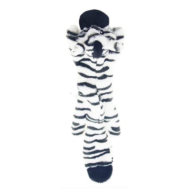 Ultra-Durable Stuffing-Free Animal Dog Toy – Crinkle & Squeak Chew Toy for Aggressive Doberman Play