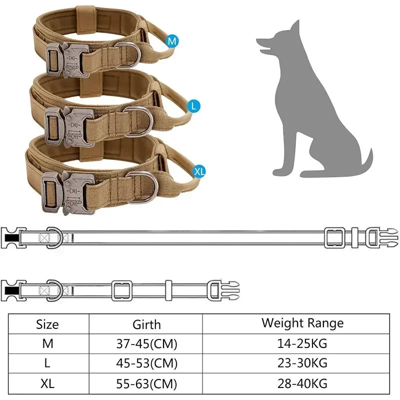 Tactical Dog Training Collar for Dobermans – Heavy-Duty Outdoor Control