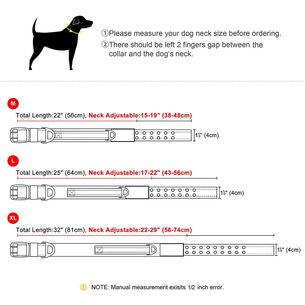 Tactical Nylon Training Collar for Dobermans – Built for Strength, Comfort, and Control