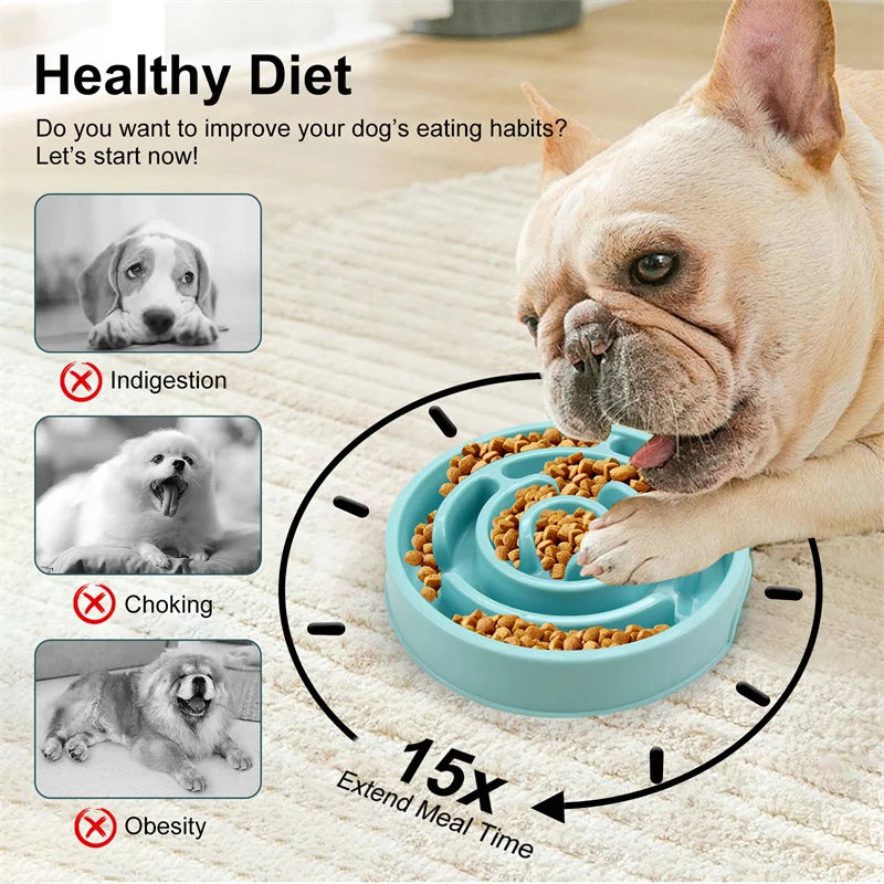Doberman Puzzle Feeder Bowl – Slow Eating, Anxiety Relief & Mental Stimulation Enrichment Toy