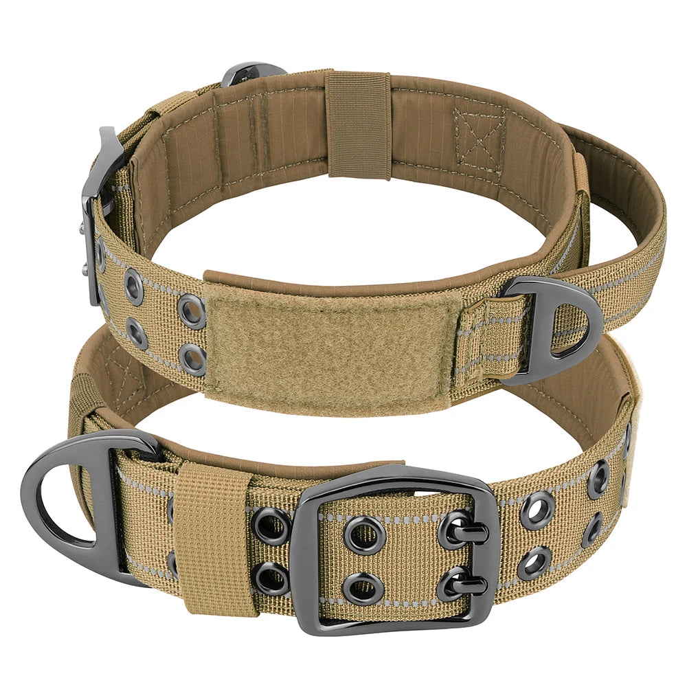 Tactical Nylon Training Collar for Dobermans – Built for Strength, Comfort, and Control