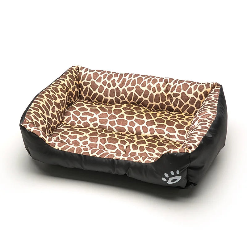 Cozy Fleece Dog Bed for Dobermans – Waterproof, Warm, and Built for Big Breeds