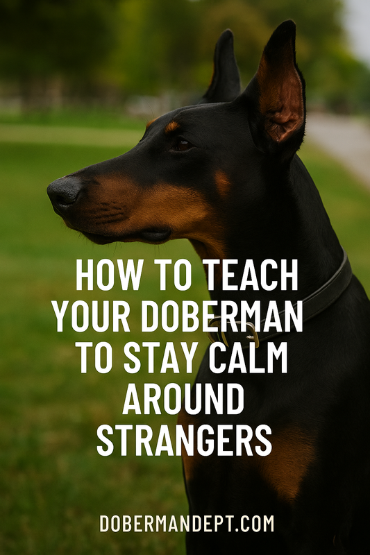 How to Teach Your Doberman to Stay Calm Around Strangers