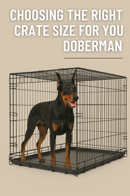 Choosing the Right Crate Size for Your Doberman