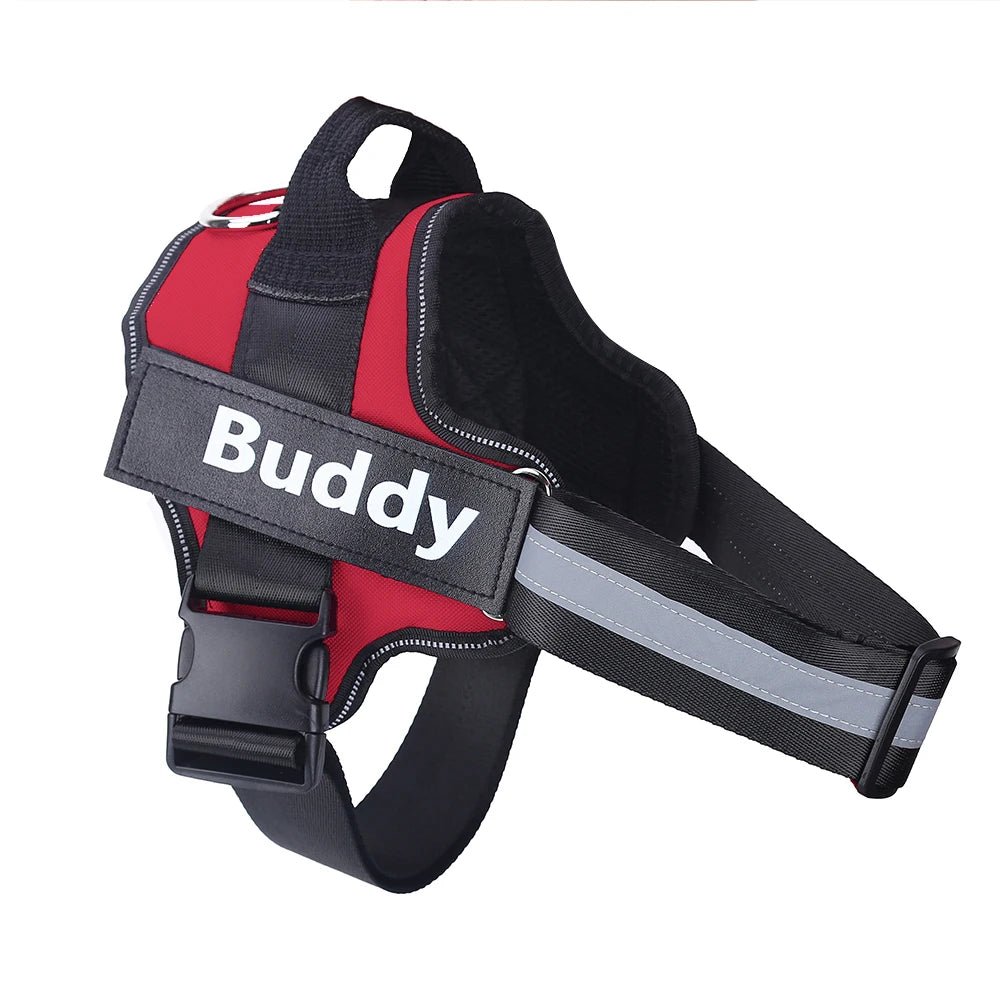 Custom Reflective No-Pull Harness for Dobermans – Personalized, Breathable Vest for Training & Everyday Walks