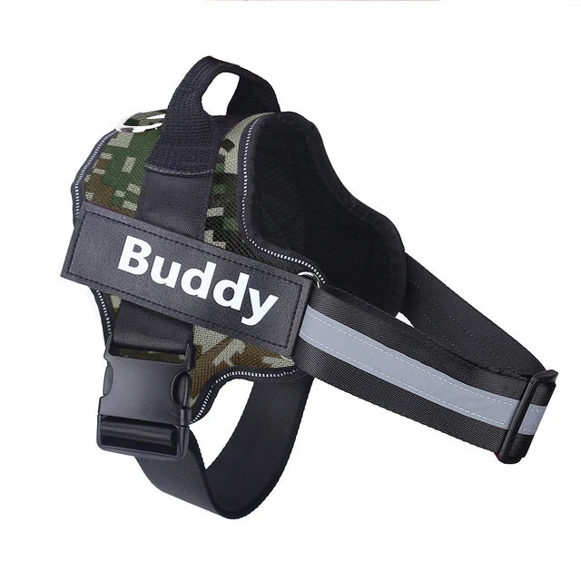 Custom Reflective No-Pull Harness for Dobermans – Personalized, Breathable Vest for Training & Everyday Walks