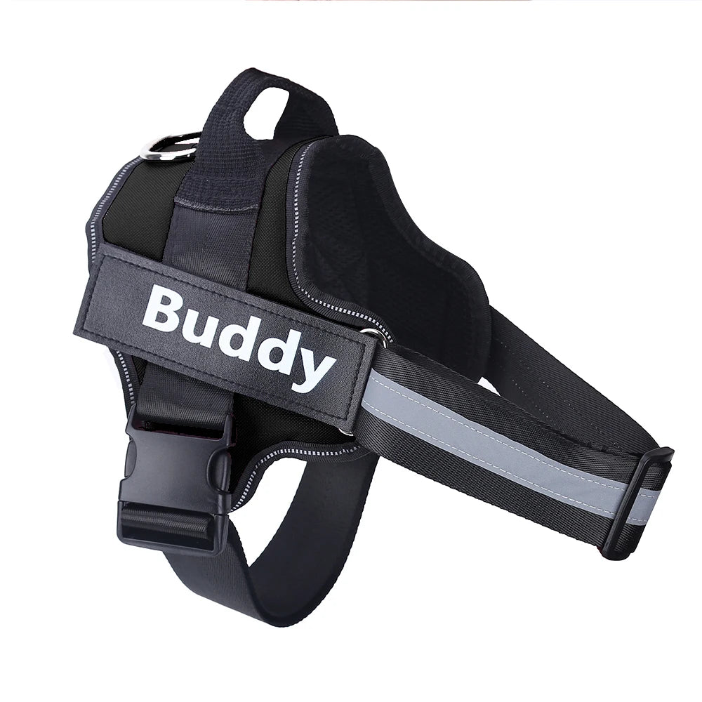 Custom Reflective No-Pull Harness for Dobermans – Personalized, Breathable Vest for Training & Everyday Walks