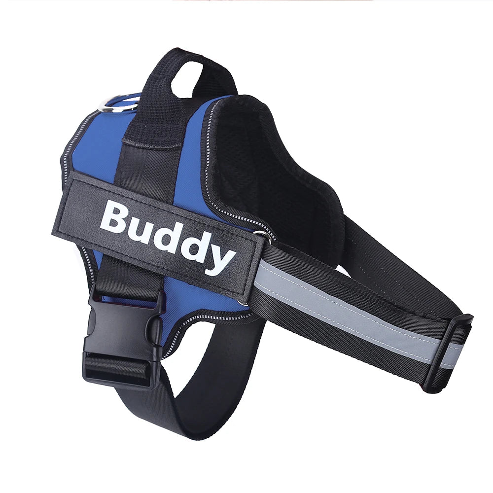 Custom Reflective No-Pull Harness for Dobermans – Personalized, Breathable Vest for Training & Everyday Walks