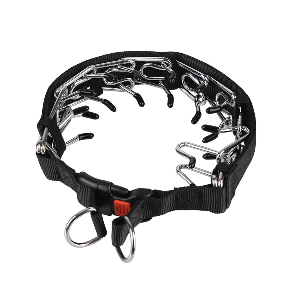Adjustable Prong Training Collar for Dobermans – Quick-Release, Safe, and Effective