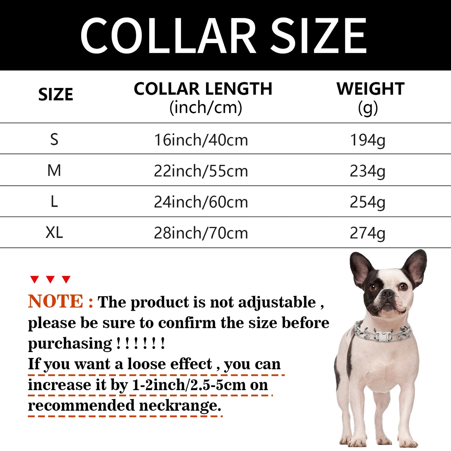 Adjustable Prong Training Collar for Dobermans – No-Pull Control with Quick-Release Buckle