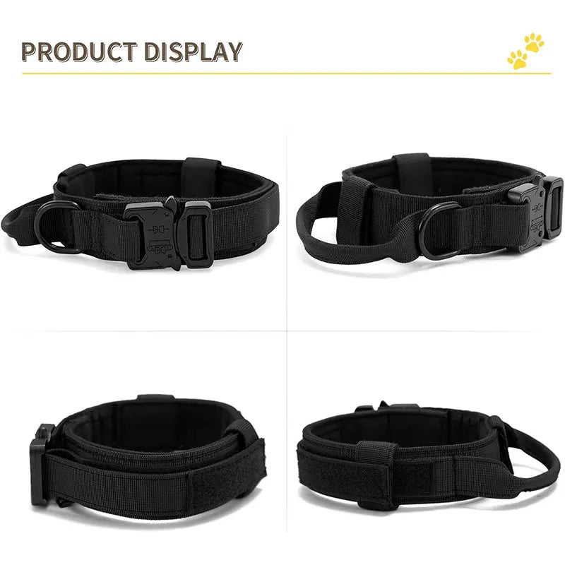 Tactical Dog Training Collar for Dobermans – Heavy-Duty Outdoor Control