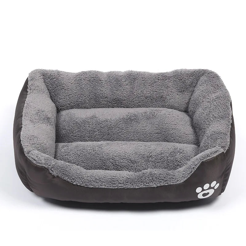 Cozy Fleece Dog Bed for Dobermans – Waterproof, Warm, and Built for Big Breeds