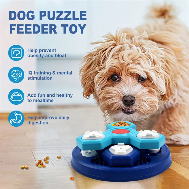 Doberman Puzzle Feeder Bowl – Slow Eating, Anxiety Relief & Mental Stimulation Enrichment Toy