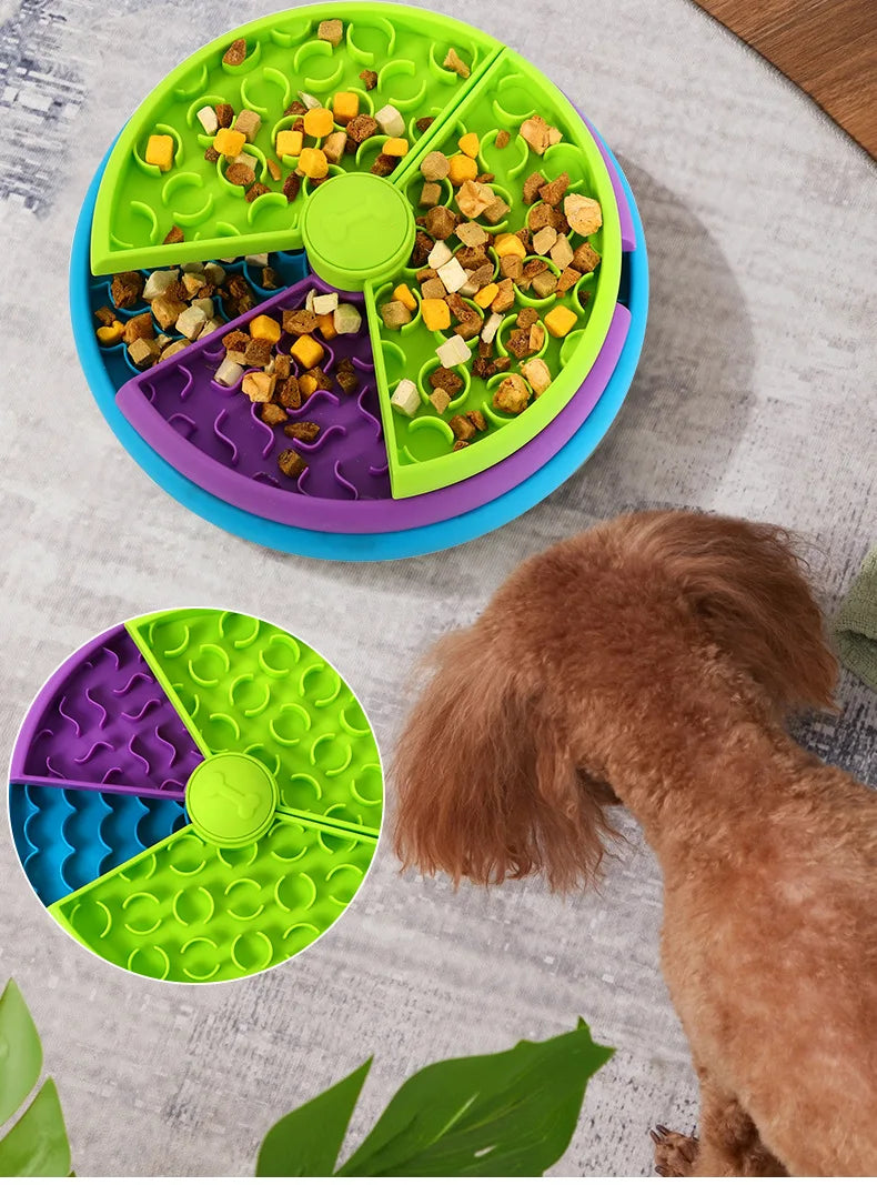 Doberman Puzzle Feeder Bowl – Slow Eating, Anxiety Relief & Mental Stimulation Enrichment Toy