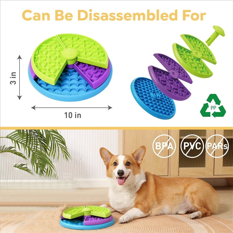 Doberman Puzzle Feeder Bowl – Slow Eating, Anxiety Relief & Mental Stimulation Enrichment Toy