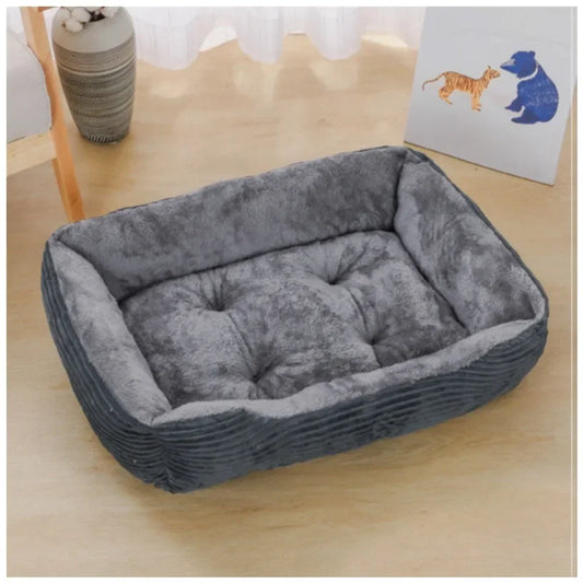 Cozy Plush Dog Bed for Dobermans – Washable, Durable, Year-Round Comfort