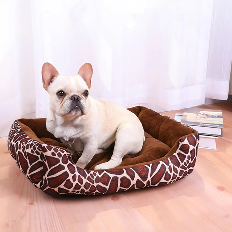 Cozy Plush Dog Bed for Dobermans – Washable, Durable, Year-Round Comfort