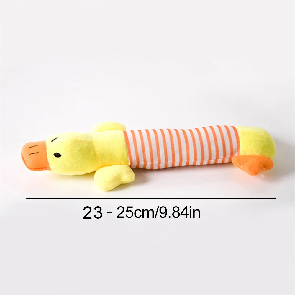 Ultra-Durable Stuffing-Free Animal Dog Toy – Crinkle & Squeak Chew Toy for Aggressive Doberman Play