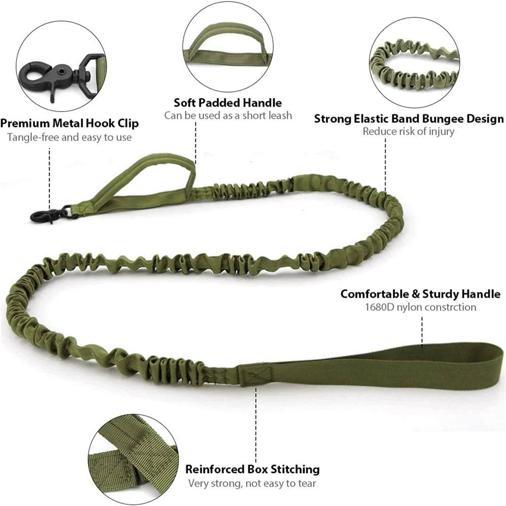 Doberman Tactical Collar & Leash Set – Built for Strength and Control