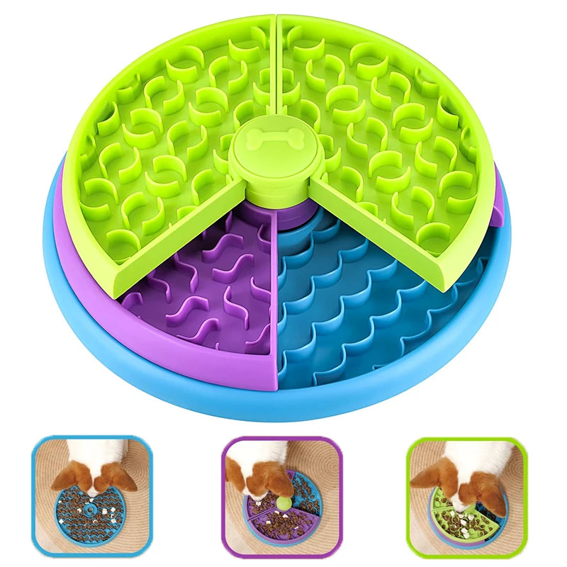 Doberman Puzzle Feeder Bowl – Slow Eating, Anxiety Relief & Mental Stimulation Enrichment Toy