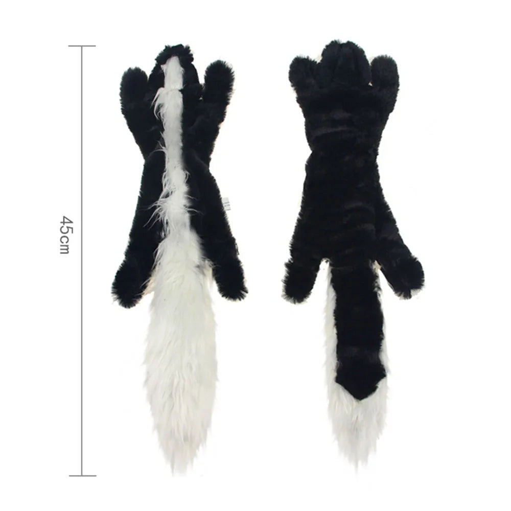 Ultra-Durable Stuffing-Free Animal Dog Toy – Crinkle & Squeak Chew Toy for Aggressive Doberman Play