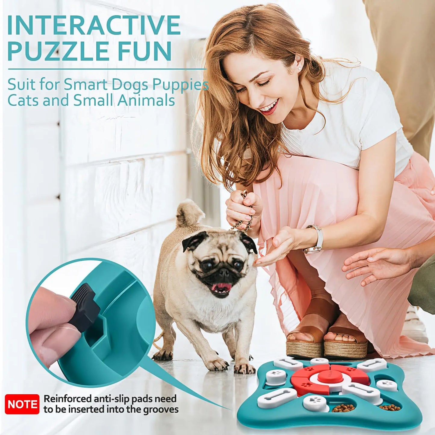 Interactive Puzzle Toy for Dobermans – Treat-Dispensing Enrichment for Mental Stimulation & Training