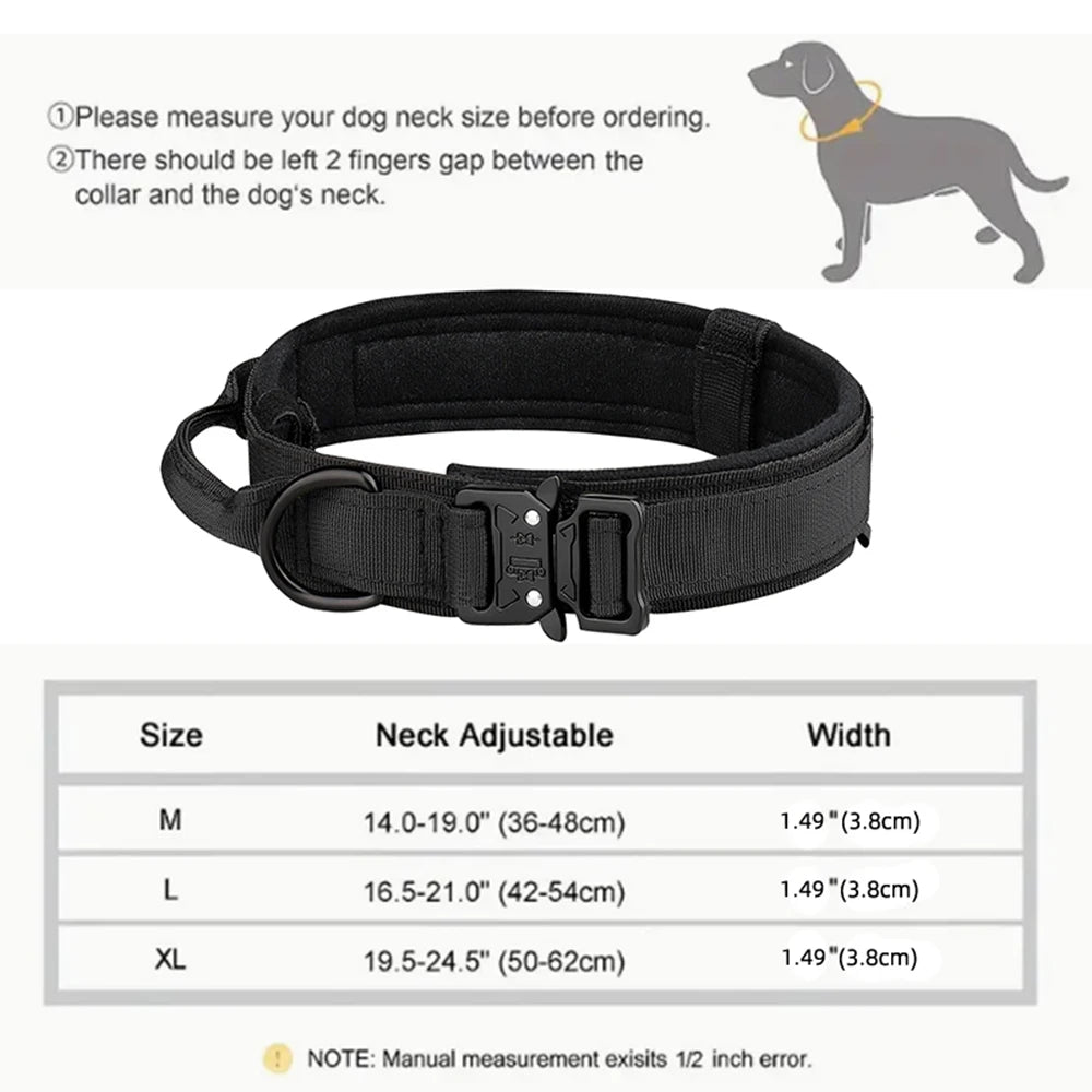 Doberman Tactical Collar & Leash Set – Built for Strength and Control