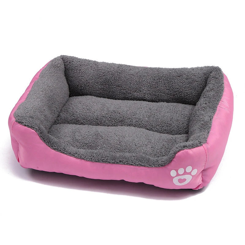 Cozy Fleece Dog Bed for Dobermans – Waterproof, Warm, and Built for Big Breeds
