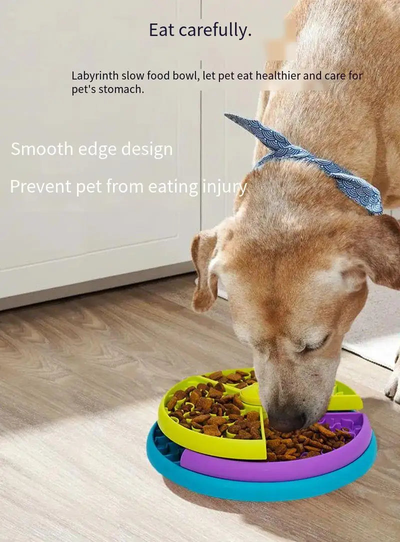 Doberman Puzzle Feeder Bowl – Slow Eating, Anxiety Relief & Mental Stimulation Enrichment Toy